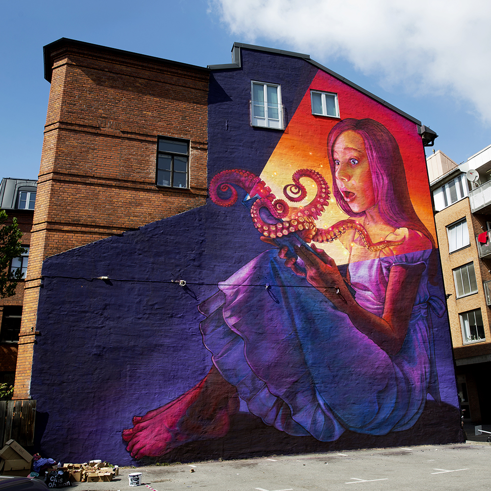 The Magic Book av Natalia Rak. Verk uppfört under Artscape 2014, Malmö. Foto: Artscape.
