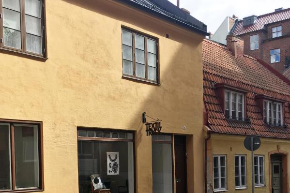 Verkstan på korsgatan 6. Foto Textiltryck Malmö