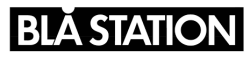 Blå station logo